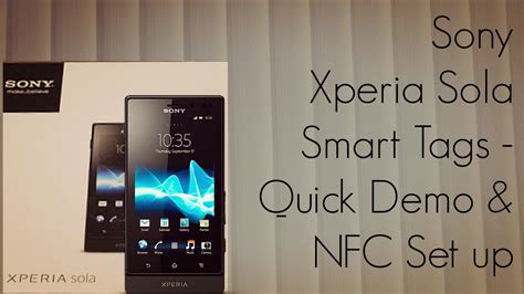 sony xperia sola nfc tags uses|Understanding NFC and Smart tags .